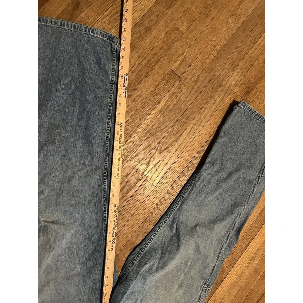 Levi's Carpenter Jeans Mens 36x30 Loose Straight Light Wash Denim Utility Y2K